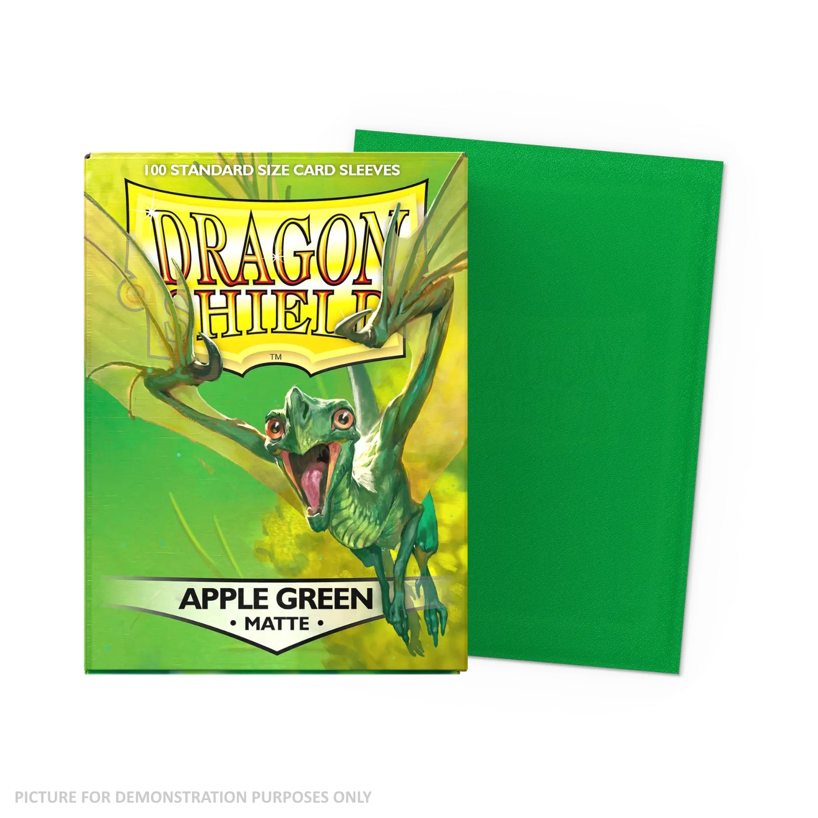 Dragon Shield 100 Standard Size Card Sleeves - Matte Apple Green